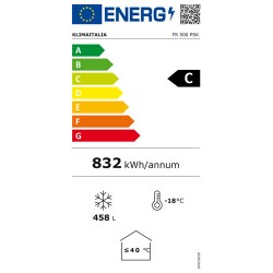 CONGELATORE A POZZETTO CON PORTA A BATTENTE 500 L