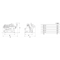 AFFETTATRICE PROFESSIONALE LAMA 350